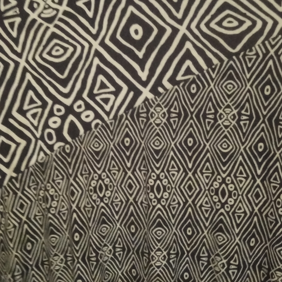 Soft Surroundings Tulum Aztec Tank Maxi Dress Brown & Tan Jersey Knit Size 3X - Picture 11 of 11